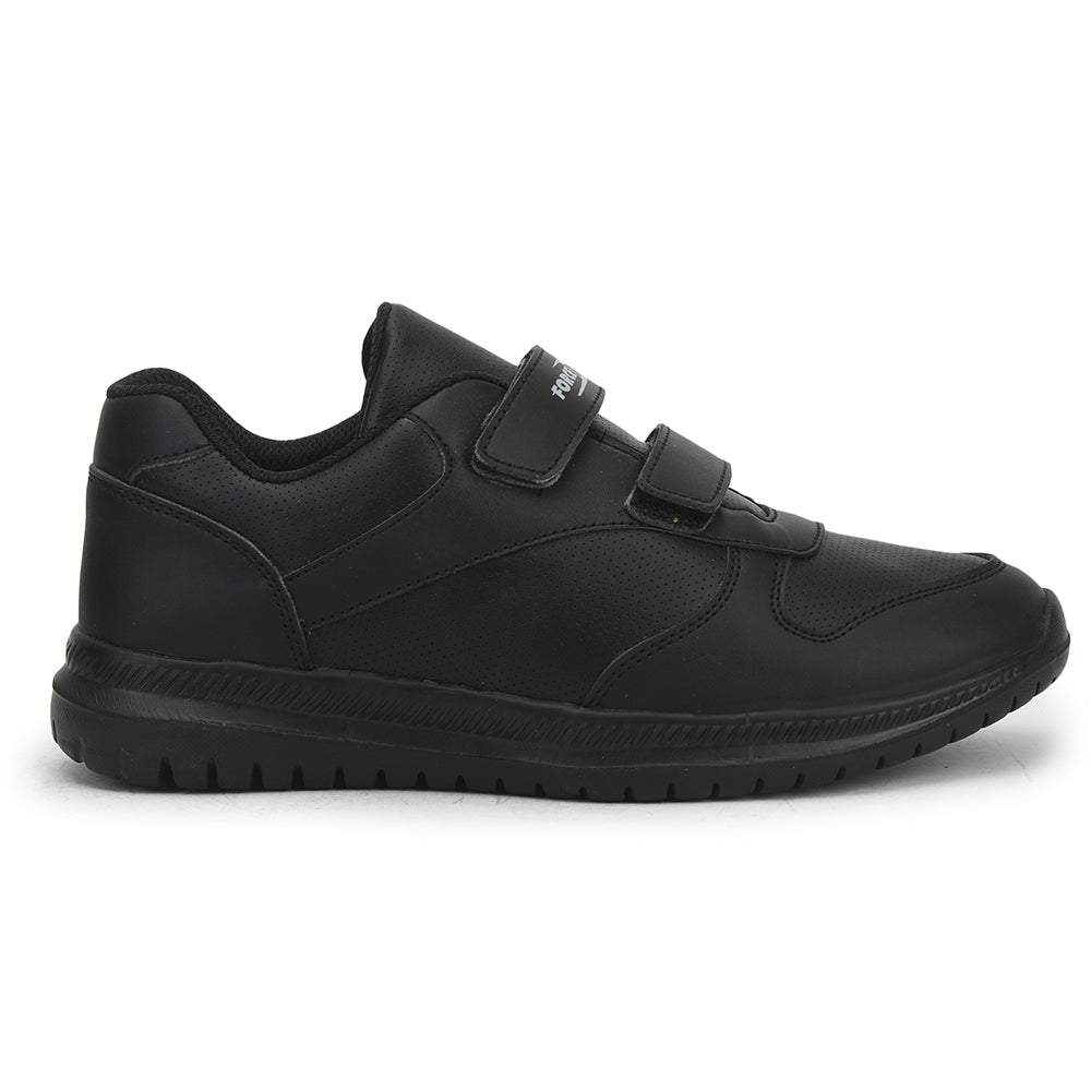 Force 1 School Non Lacing Shoes For Kids (Black) SKOLPRO-V By Liberty