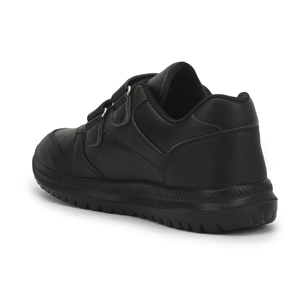 Force 1 School Non Lacing Shoes For Kids (Black) SKOLPRO-V By Liberty