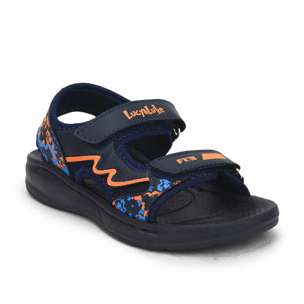 Lucy & Luke (N.Blue) Casual Sandal For Kids Lb167-1 By Liberty