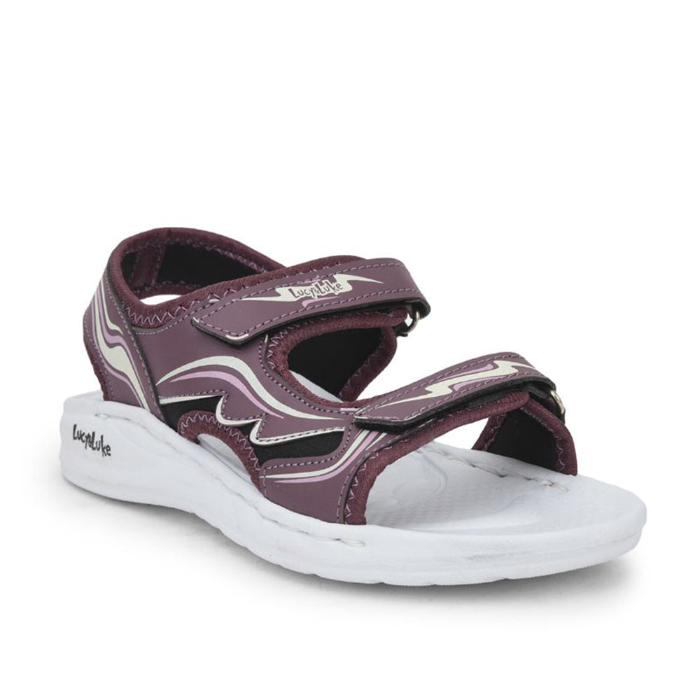 Lucy & Luke (Voilet) Casual Sandal For Kids ROUTER-M By Liberty