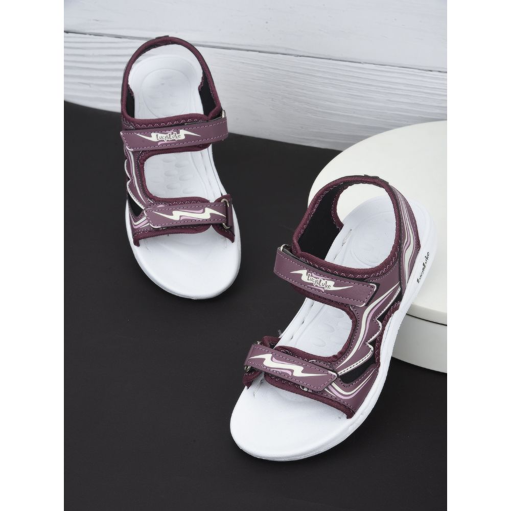 Lucy & Luke (Voilet) Casual Sandal For Kids ROUTER-M By Liberty