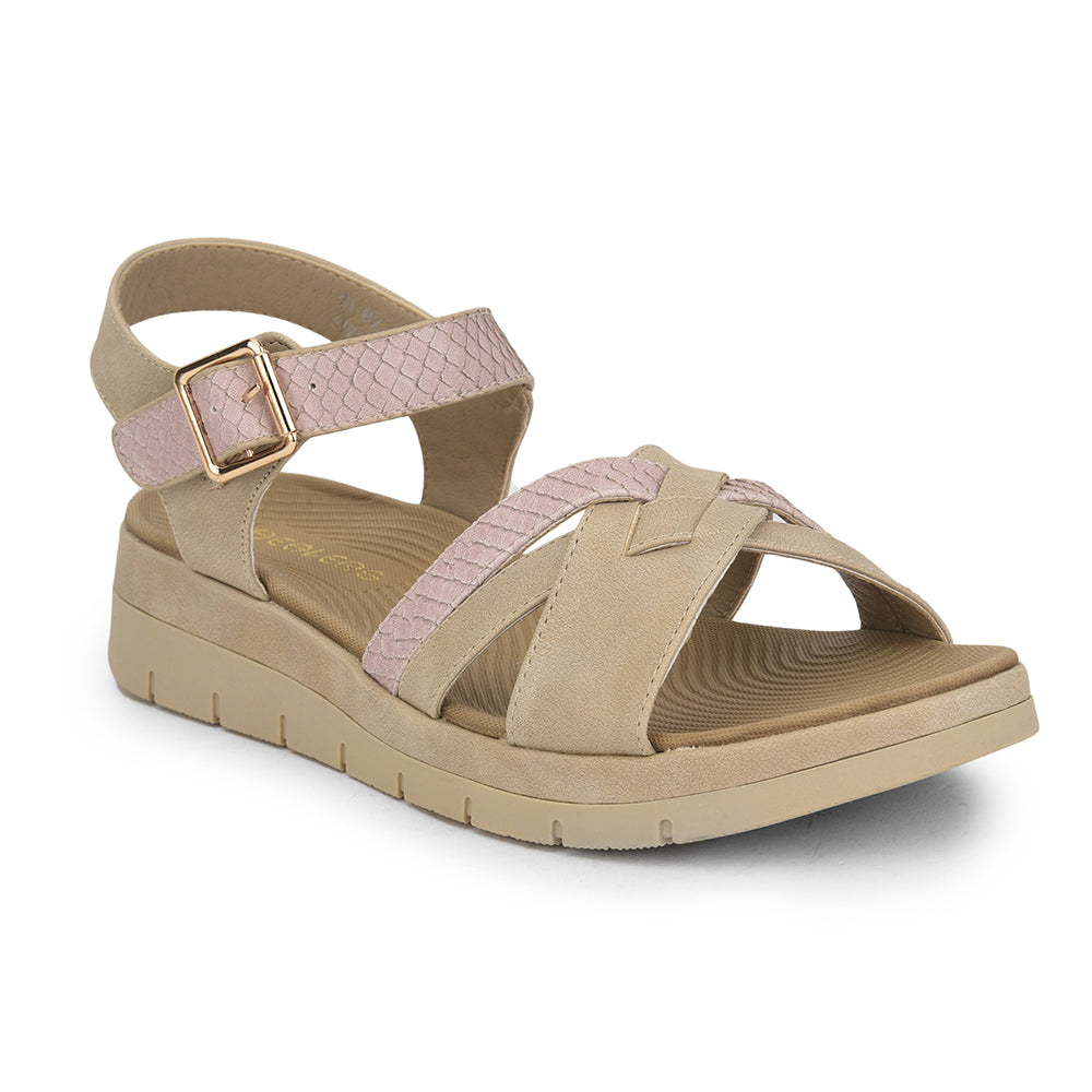 Healers Fashion Sandal For Ladies (Beige) GI-BZ-16 By Liberty