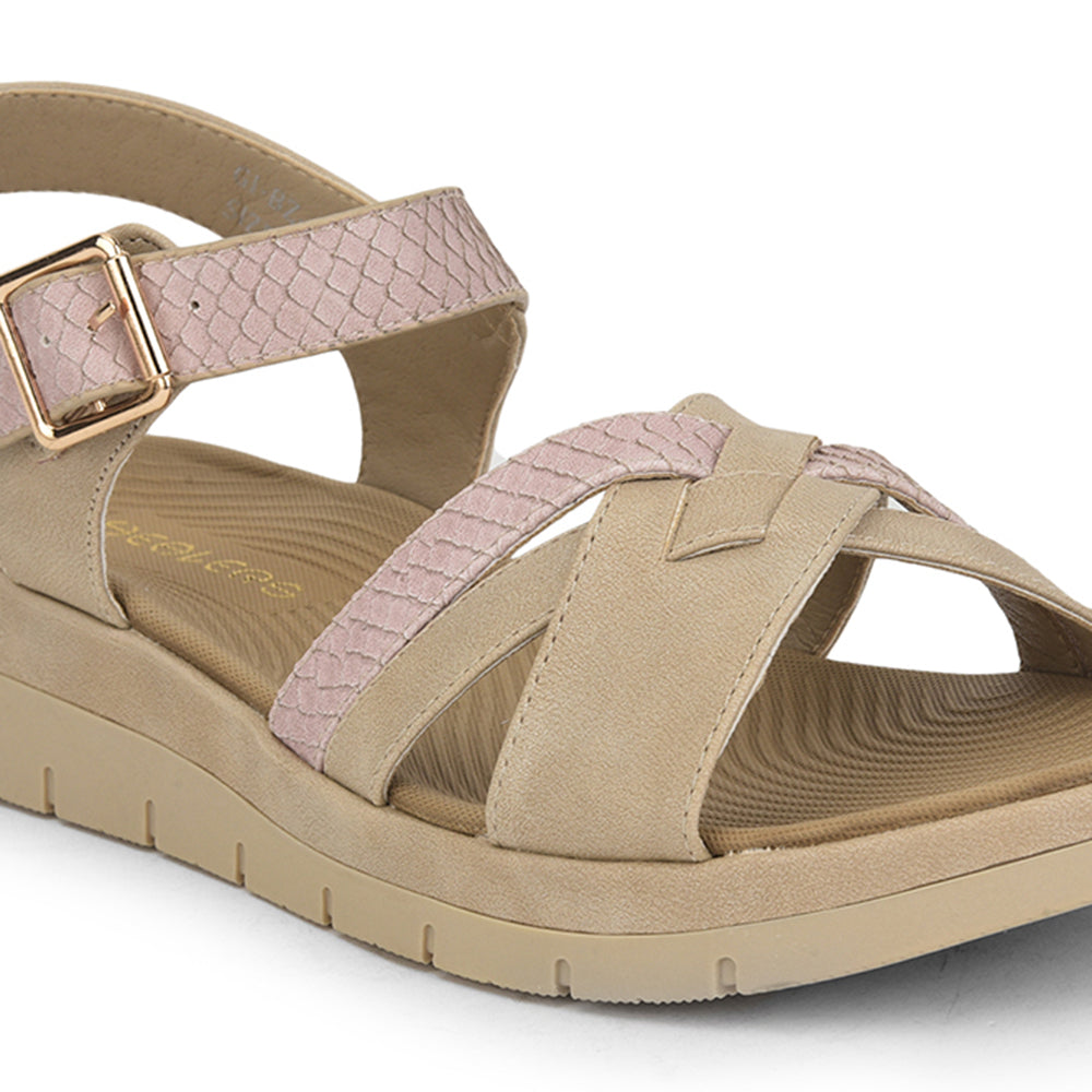 Healers Fashion Sandal For Ladies (Beige) GI-BZ-16 By Liberty