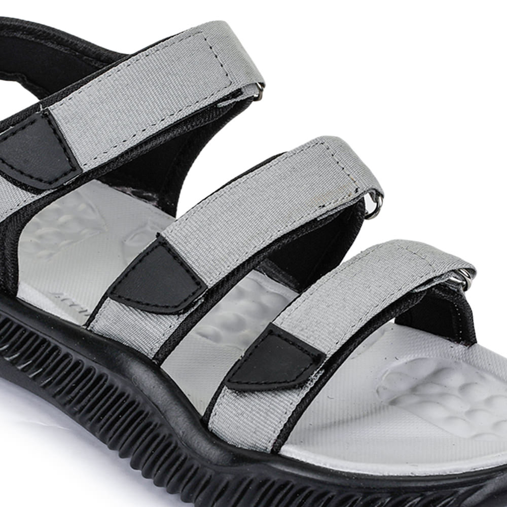 A-HA Casual Grey Sandals For Men STAMINA-4E By Liberty