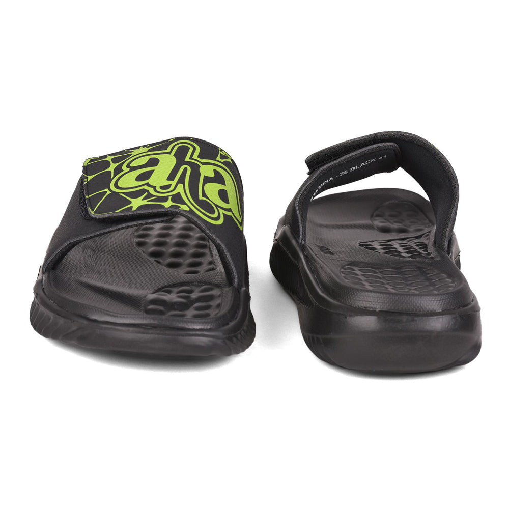 AHA (Black) Slides For Men STAMINA-26 By Liberty