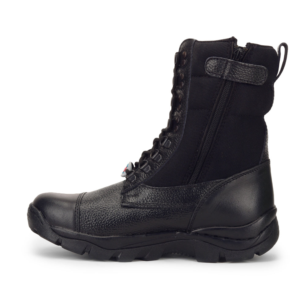 Freedom Casual (Black) Defence DMS Boot with ZIP PARACOM-1 By Liberty