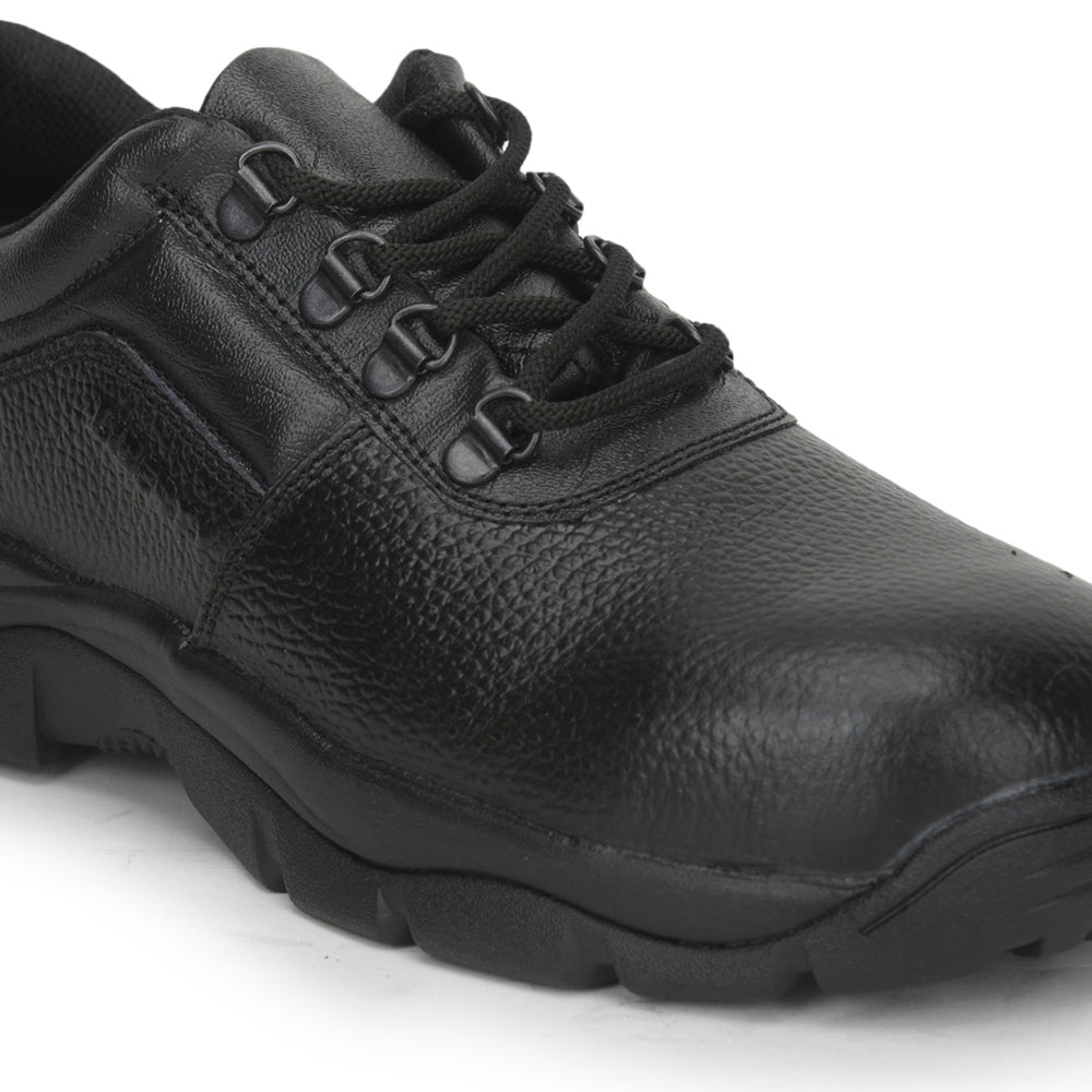 Freedom Casual Lacing Shoes For Men (Black) ARMOUR-ST By Liberty