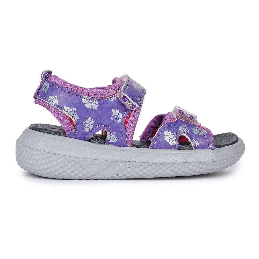 Lucy & Luke (Purple) Casual Sandal For Kids Hippo-3 By Liberty