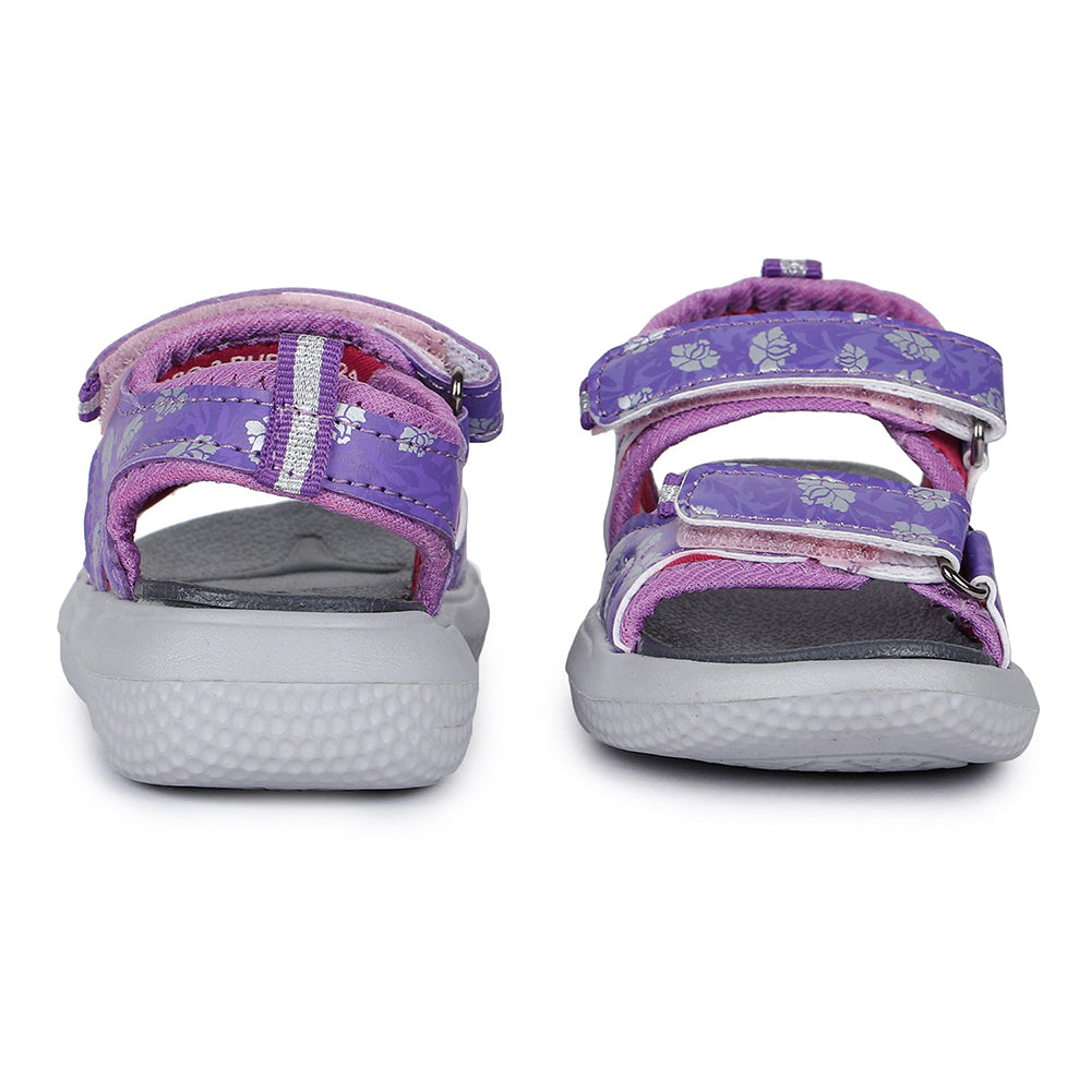 Lucy & Luke (Purple) Casual Sandal For Kids Hippo-3 By Liberty