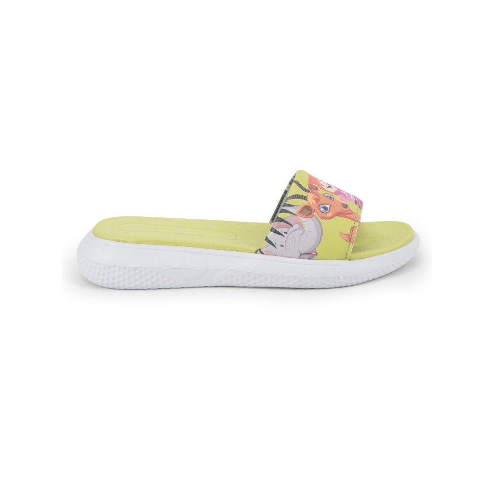 Lucy & Luke Casual Lemon Slides For Kids HIPPO-3S By Liberty