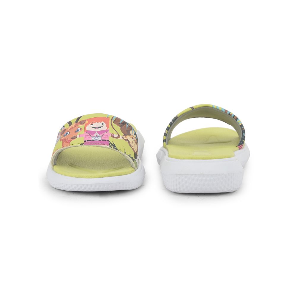 Lucy & Luke Casual Lemon Slides For Kids HIPPO-3S By Liberty