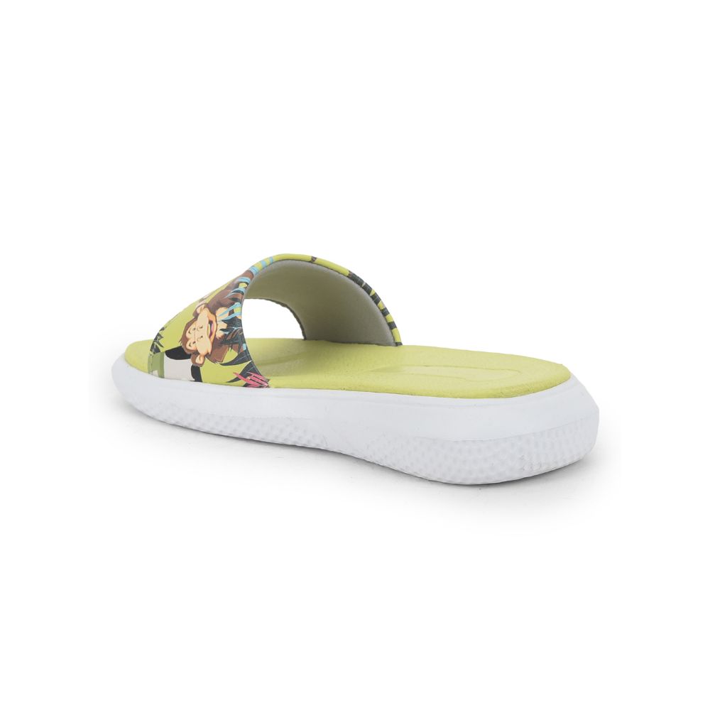 Lucy & Luke Casual Lemon Slides For Kids HIPPO-3S By Liberty