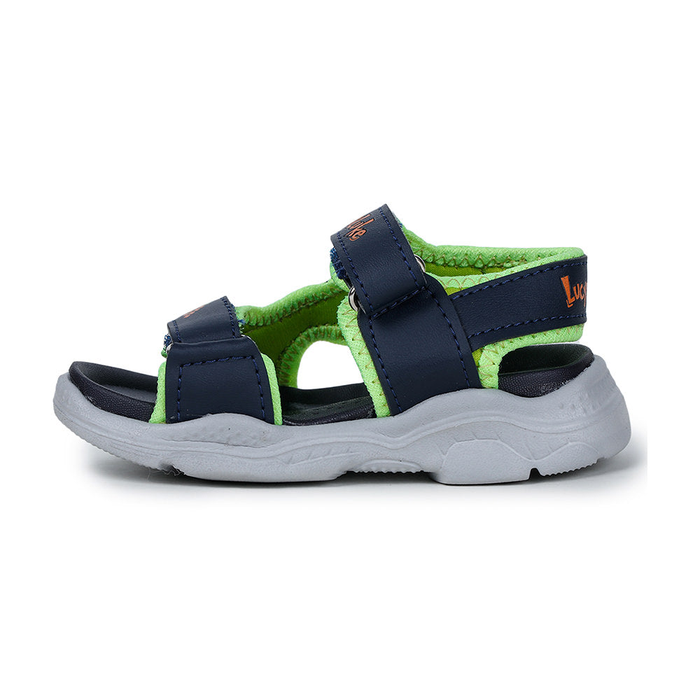 Lucy & Luke (Green) Casual Sandal For Kids RICKY-6 By Liberty