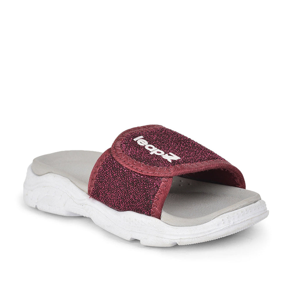 Leap7x Casual Cherry Slides For Kids RICKY-16 By Liberty