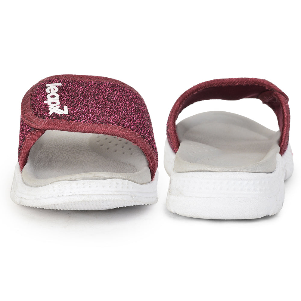 Leap7x Casual Cherry Slides For Kids RICKY-16 By Liberty