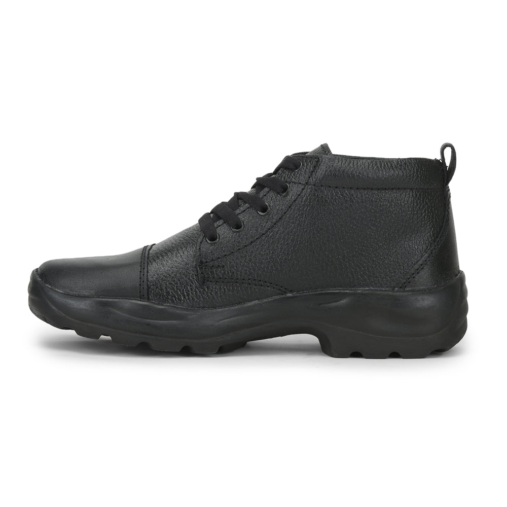 Freedom By Liberty Mens OXFORD5132 Defence Lacing Black Boots