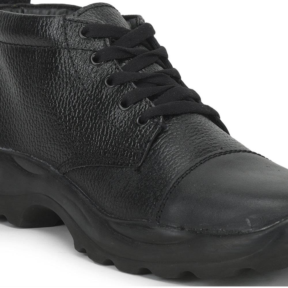 Freedom By Liberty Mens OXFORD5132 Defence Lacing Black Boots