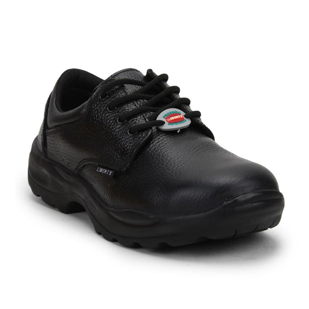 Freedom Casual (Black) Safety Derby Steel Toe Shoes SHAKTI1 By Liberty