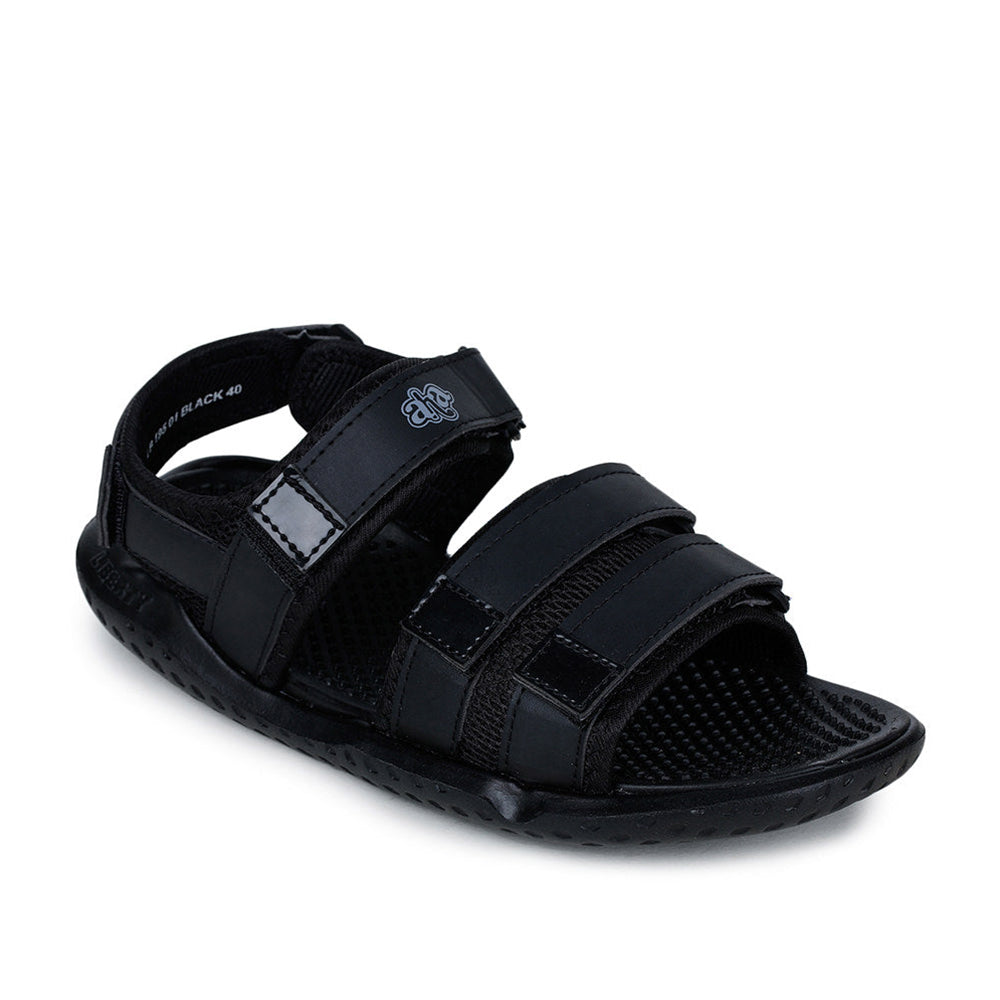 A-HA Casual Black Sandals For Men LB195-1 By Liberty