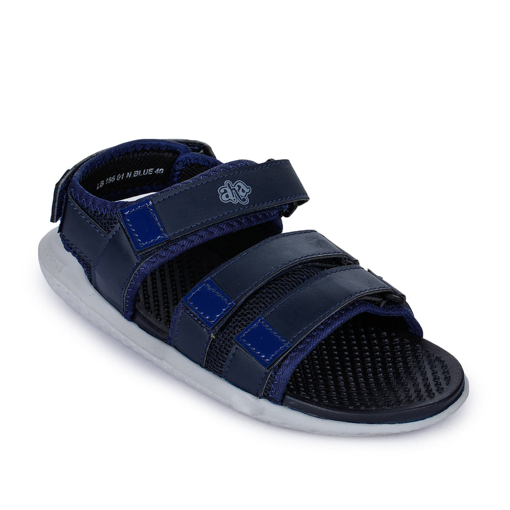 A-HA Casual Navy Blue Sandals For Men LB195-1 By Liberty