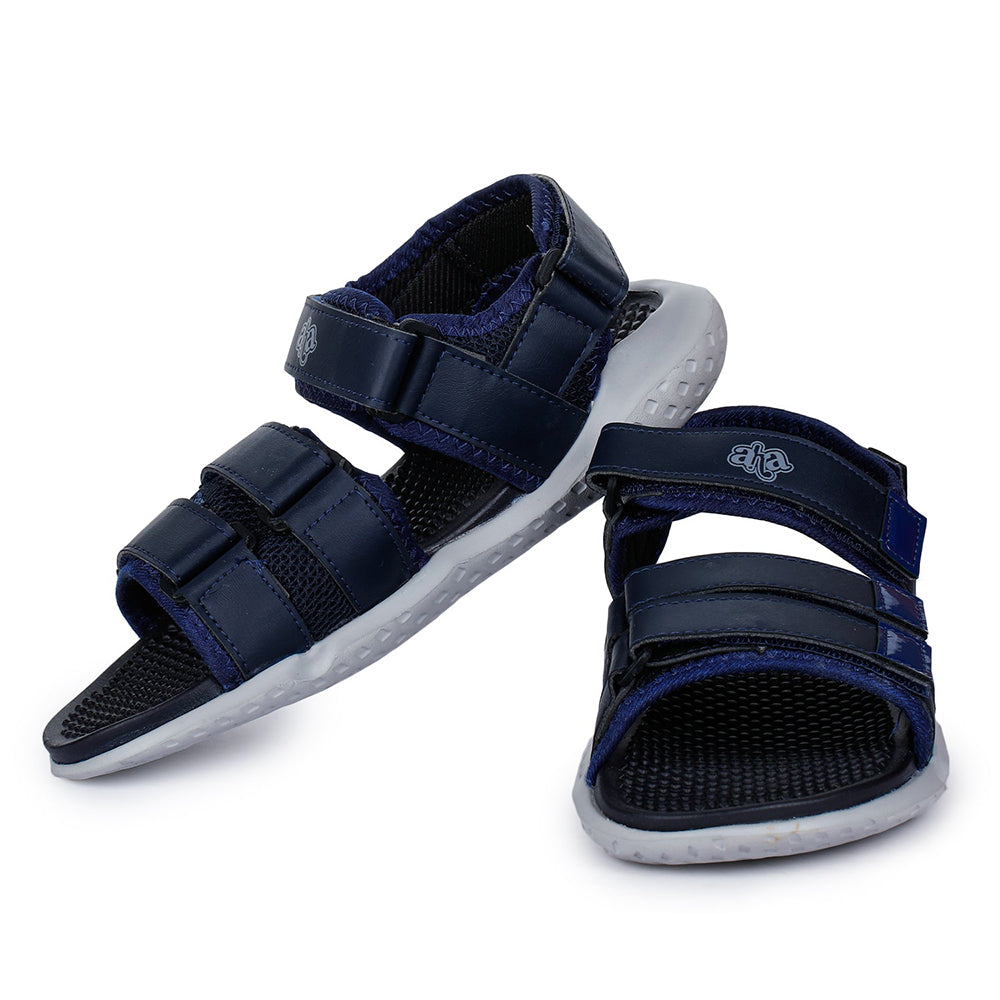 A-HA Casual Navy Blue Sandals For Men LB195-1 By Liberty