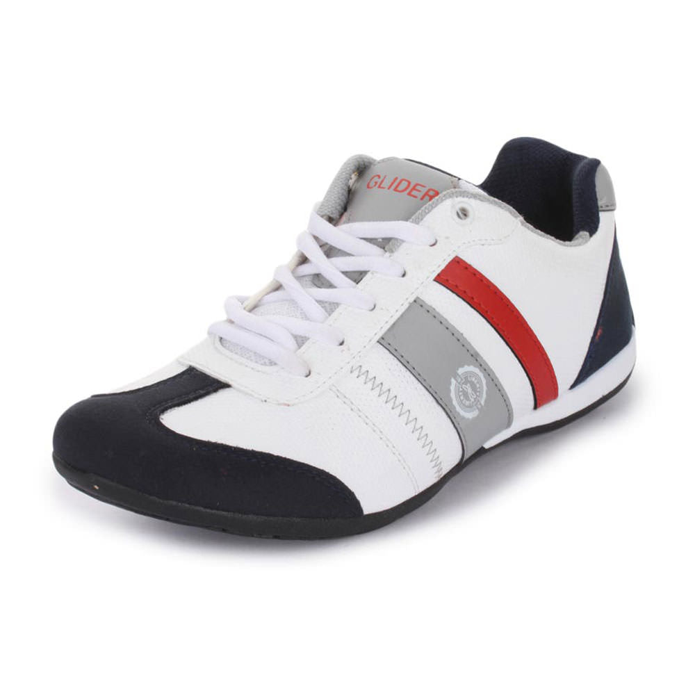 Force 1 Men's White Casual Lacing Shoes (LB9-52)