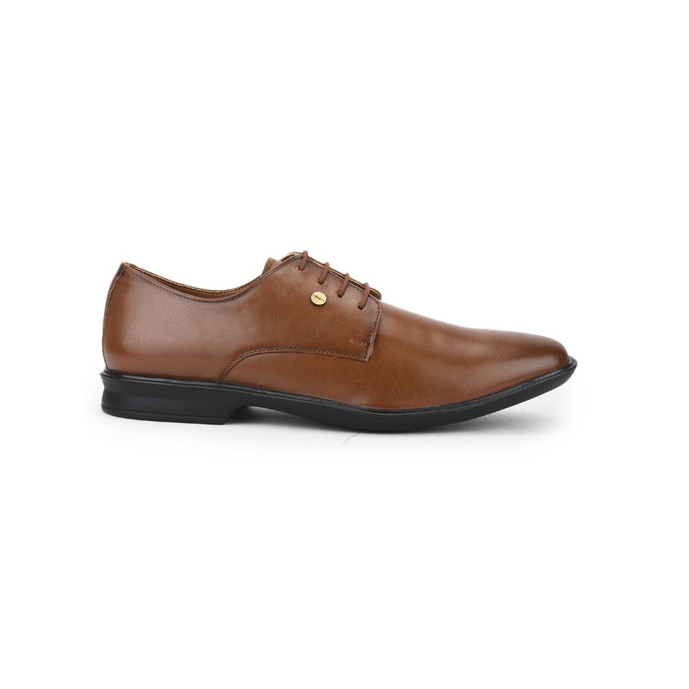 Fortune (Brown) Formal Lace Up Derby Shoes For Men Lucio-21 By Liberty