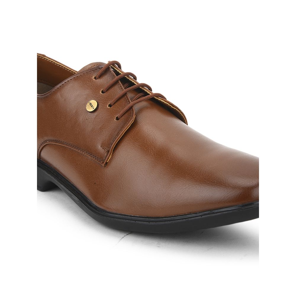 Fortune (Brown) Formal Lace Up Derby Shoes For Men Lucio-21 By Liberty