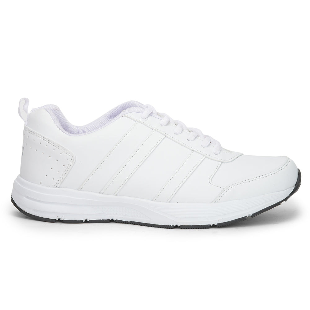 Force 1 By Liberty FORCE-8 Sports Lace Up Running Shoes Men - WHITE