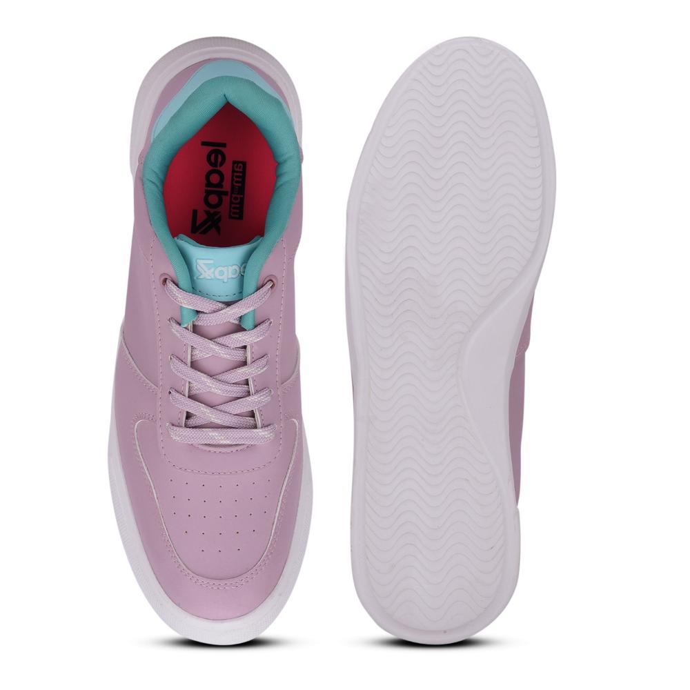 Leap7x Lacing Purple Casual Sneakers For Women FEMINA-1 By Liberty