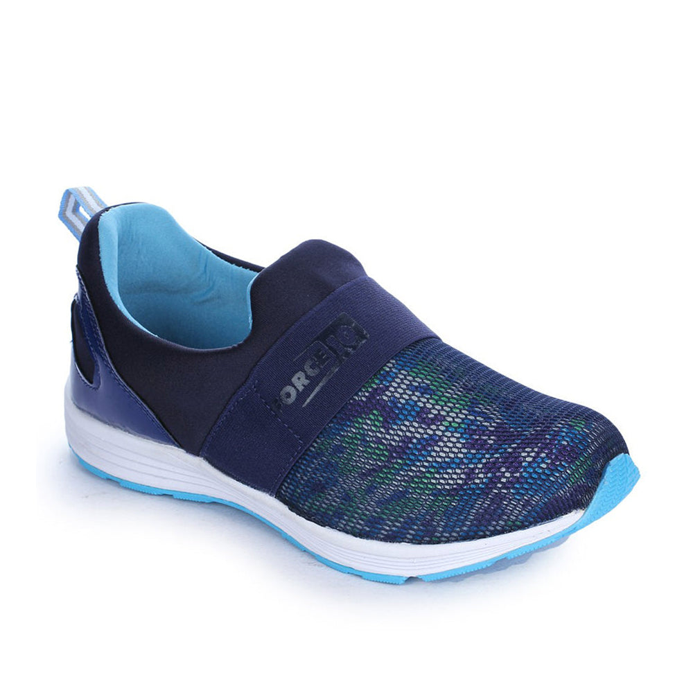 Force 1 Women's Blue Sports Non Lacing (MARTIE-5N)