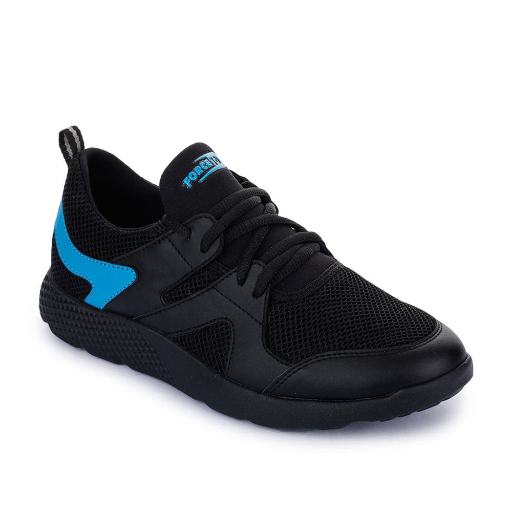 Force 1 Men's Black Sports Lacing