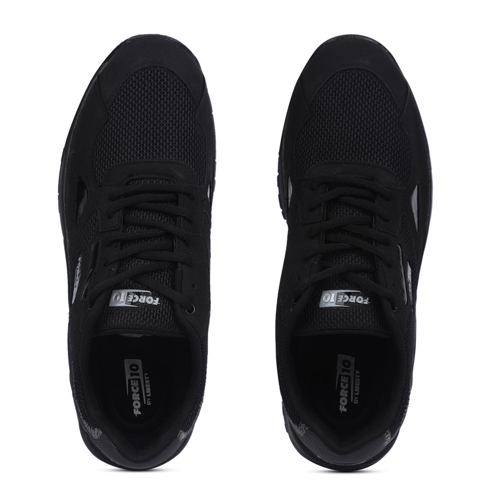 Force 1 By Liberty Men Sports Running Shoes - Black (NORWAY-5)