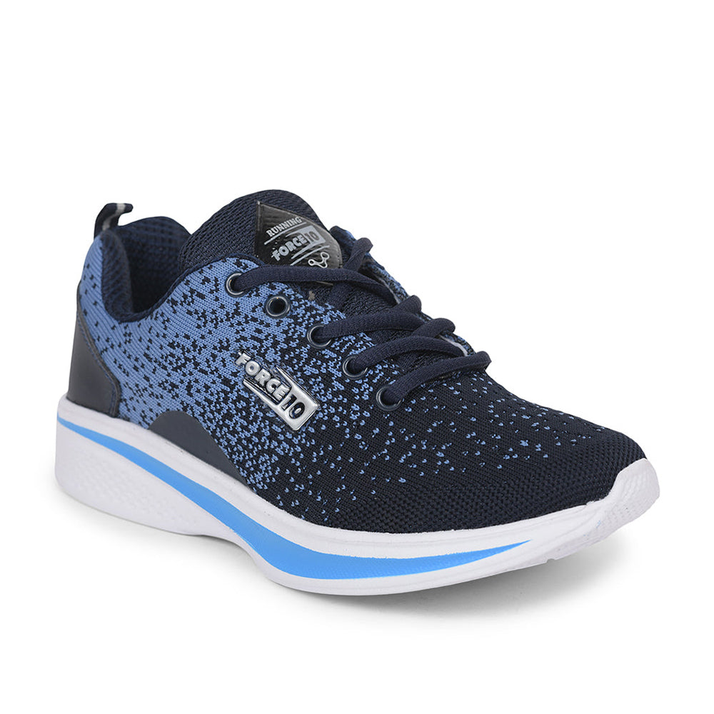 Force1 Sports Lace up Shoes For Women (Navy Blue) NIARA-2 By Liberty