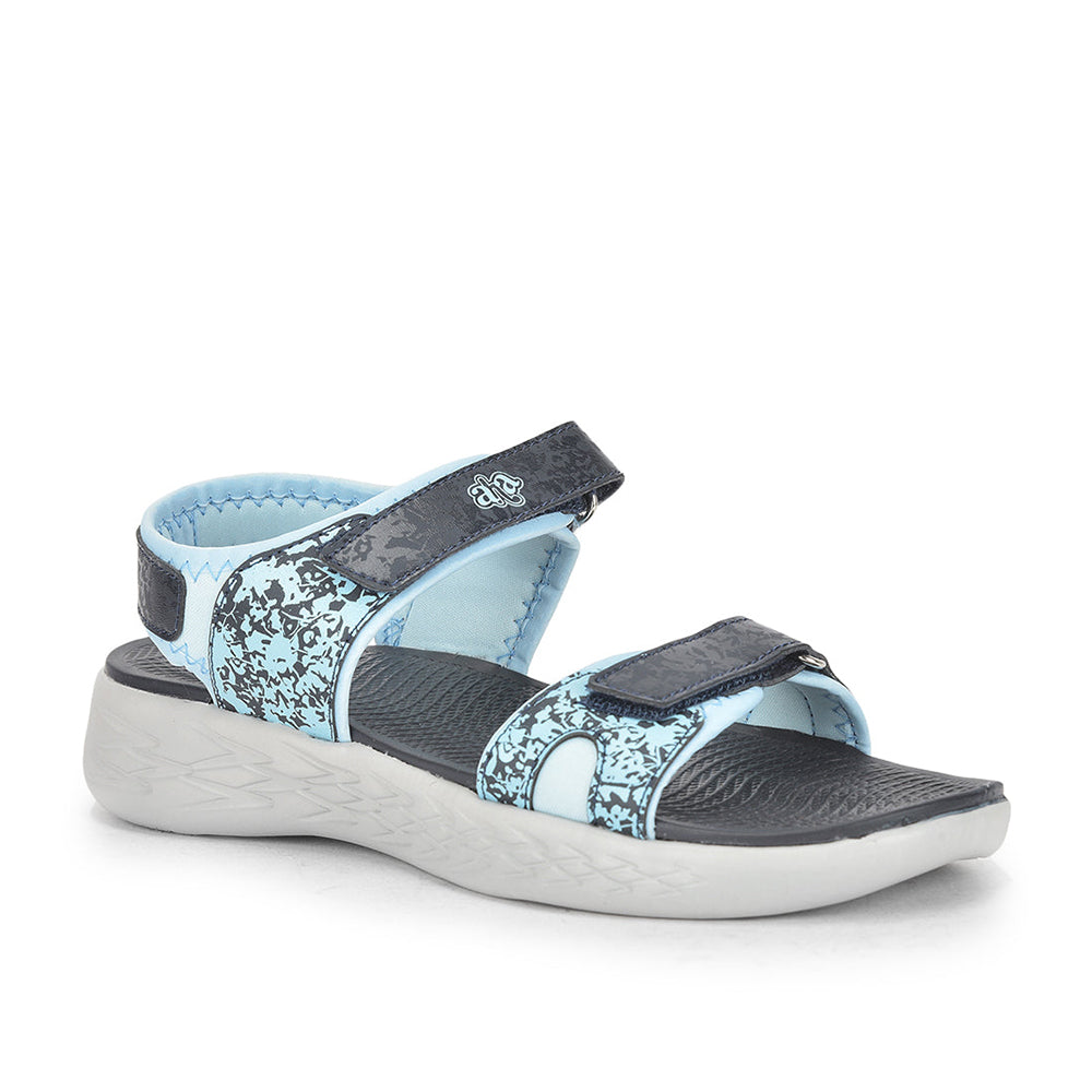 Gliders Blue Casual Sandals For Women TIARA-3 By Liberty