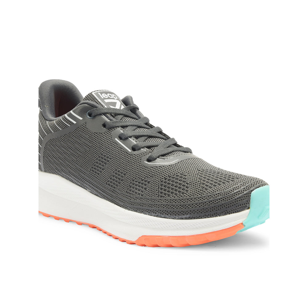 Leap7x By Liberty Men RW-12 Grey Sports Lacing Shoes