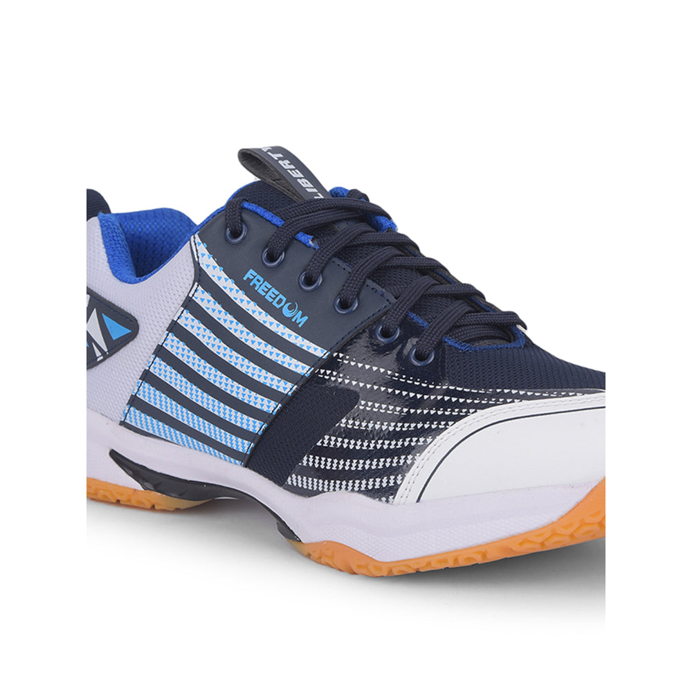 FREEDOM Sports Navy Blue Badminton Shoes For Men GRIPPER-2 By Liberty