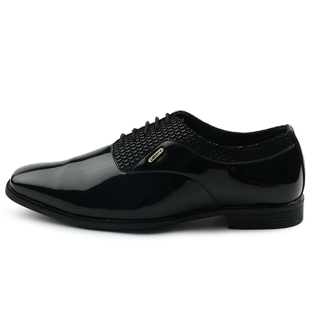 Fortune Black Formal Lacing Oxford Shoes For Mens A998-07 