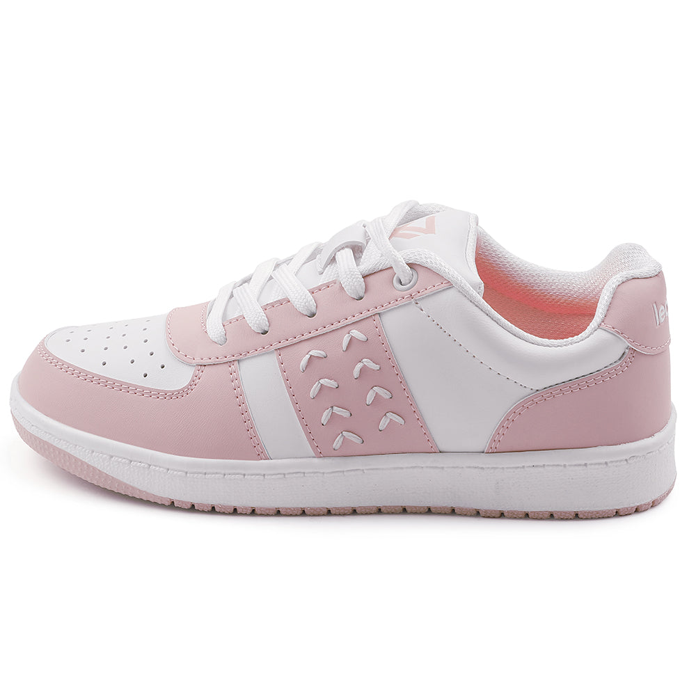 Leap7x Lacing Peach Casual Sneakers For Women NEXTY-2E 