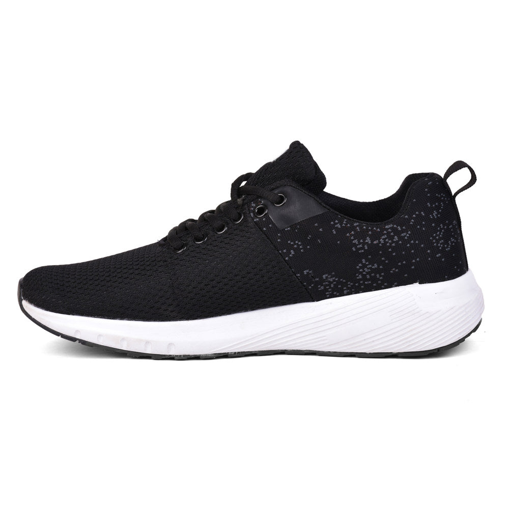 Force 1 Men Black Sports Running Shoes(BARNES)