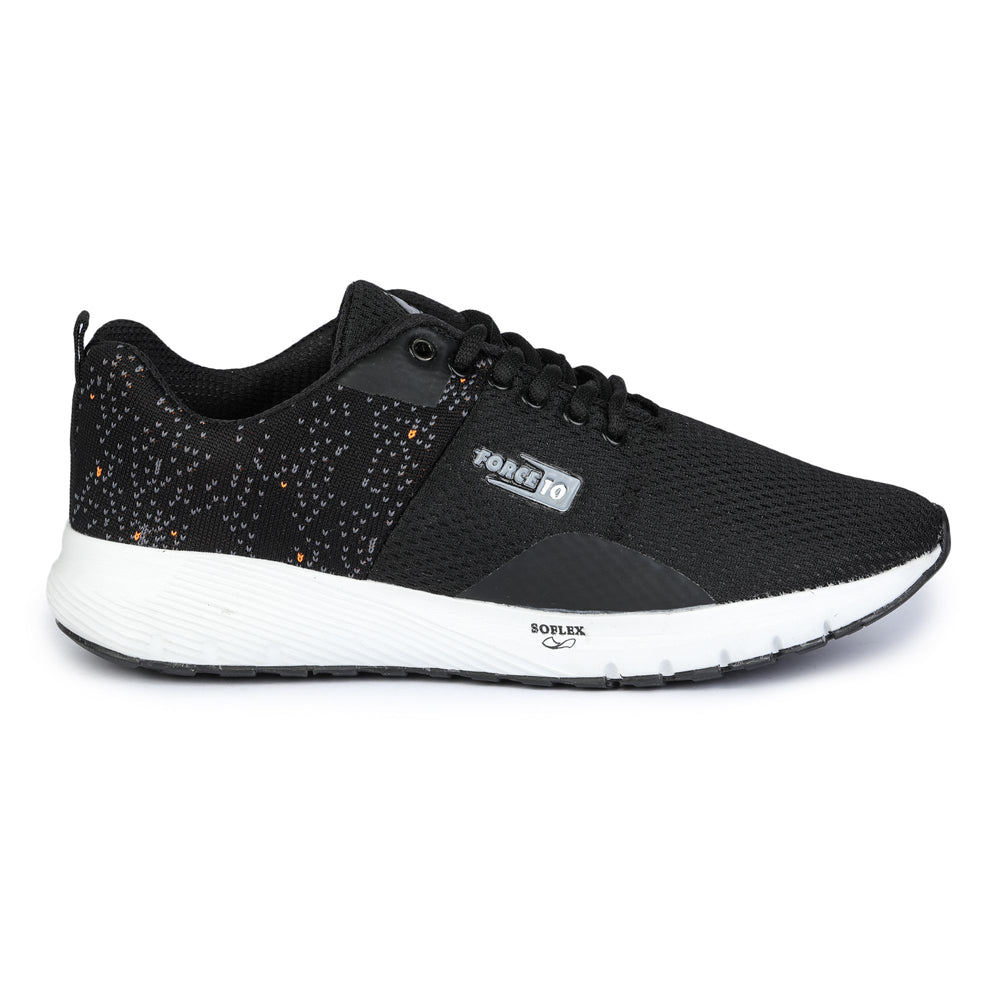 Force 1 By Liberty Men Black Running Shoes