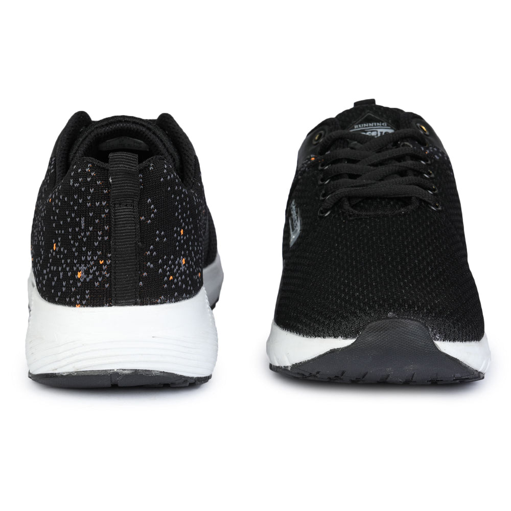 Force 1 By Liberty Men Black Running Shoes