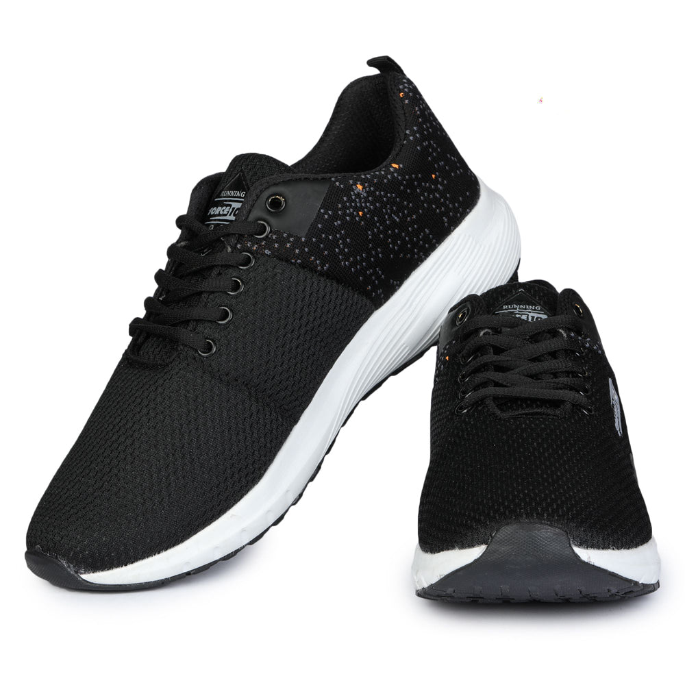 Force 1 By Liberty Men Black Running Shoes