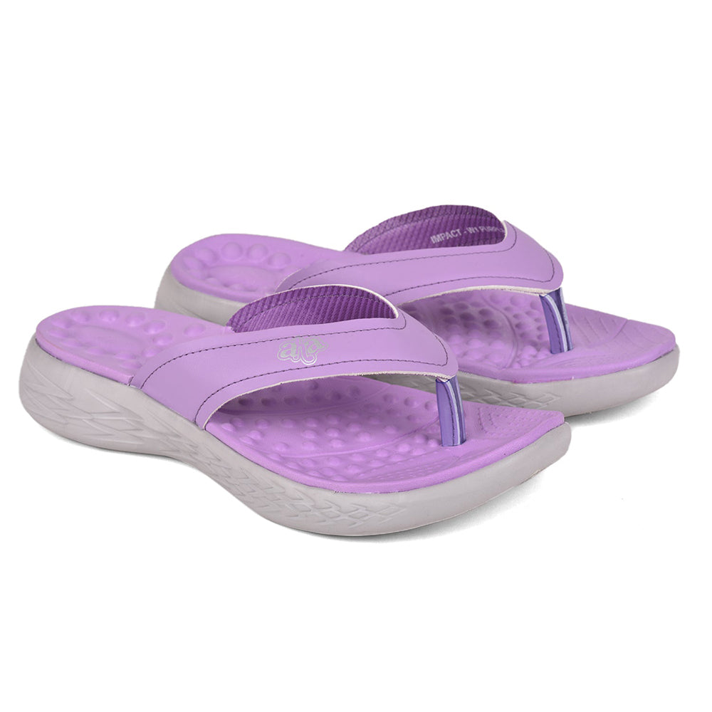 A-HA Casual Purple Slipper For Women IMPACT-W1 By Liberty