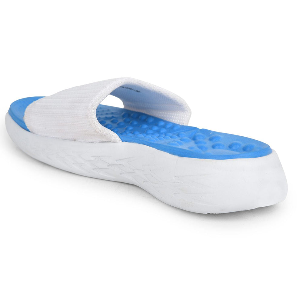 AHA Casual Blue Slides For Women IMPACT-15E By Liberty