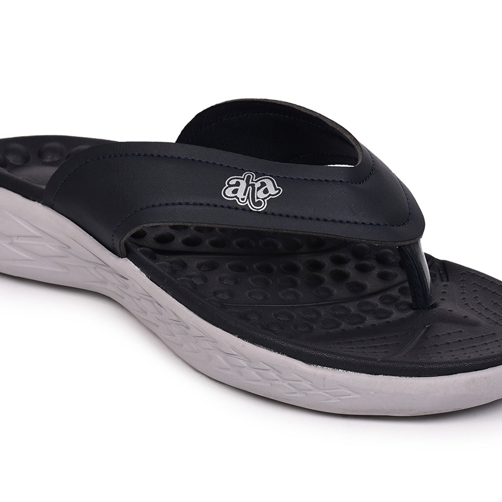 A-HA Casual Blue Flip-Flop For Men IMPACT-21 By Liberty