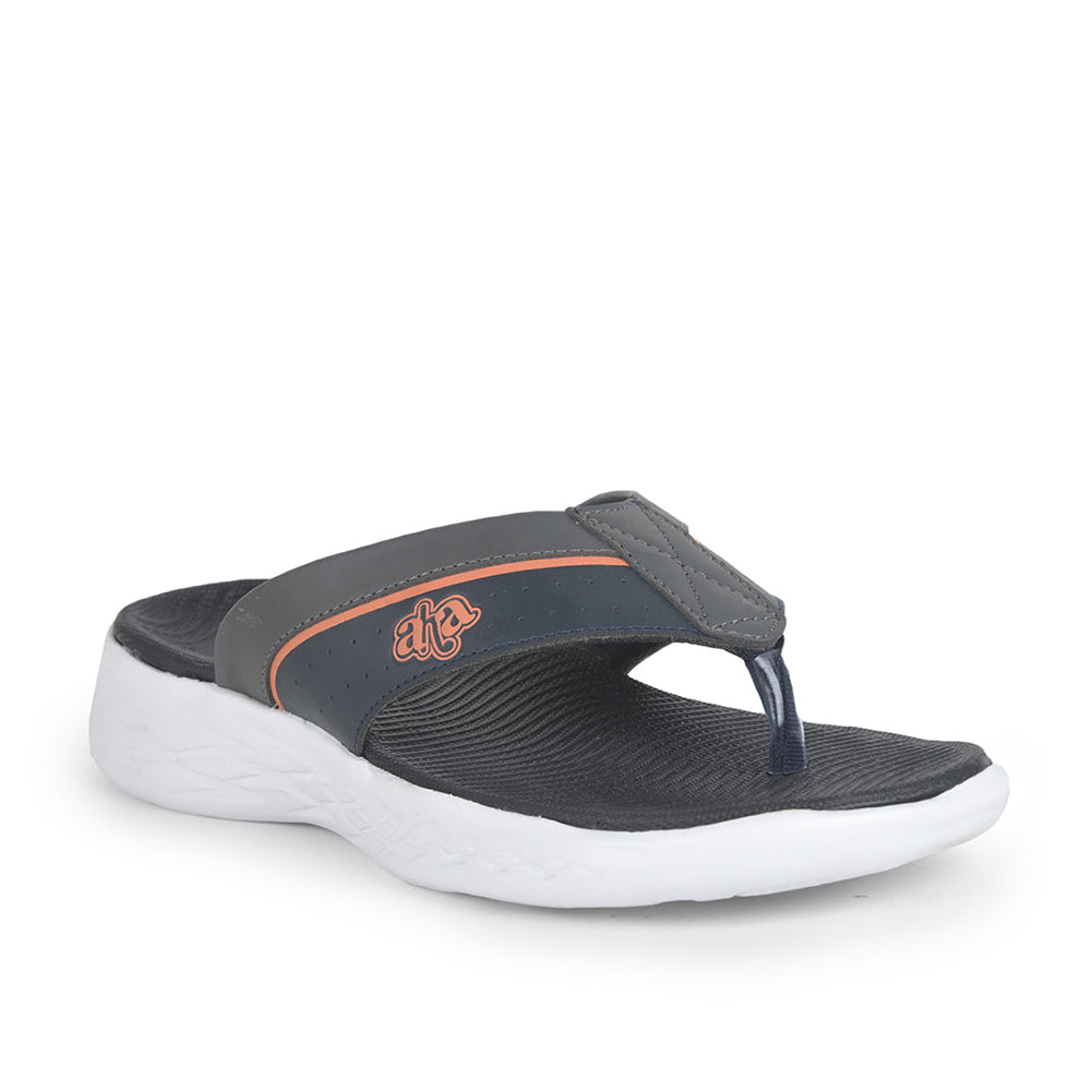 A-HA Casual Grey Flip Flop For Men IMPACT-175 By Liberty