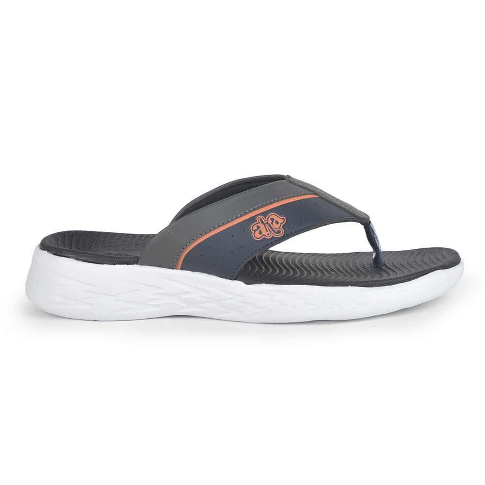 A-HA Casual Grey Flip Flop For Men IMPACT-175 By Liberty