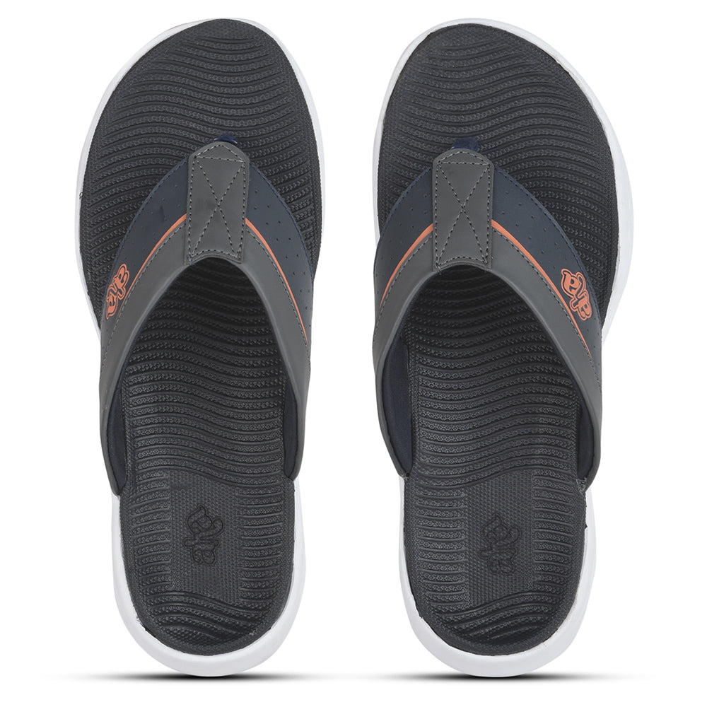 A-HA Casual Grey Flip Flop For Men IMPACT-175 By Liberty