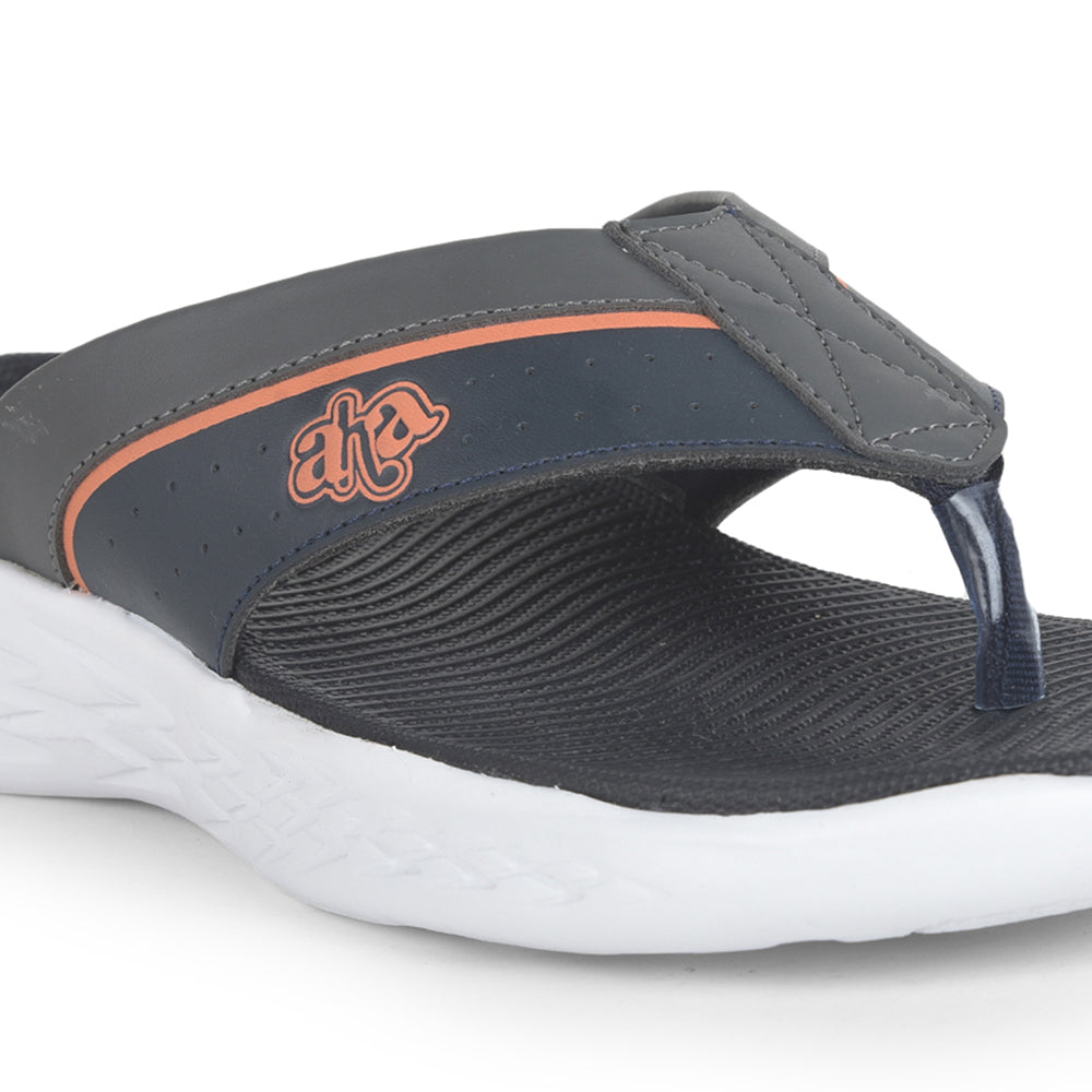 A-HA Casual Grey Flip Flop For Men IMPACT-175 By Liberty